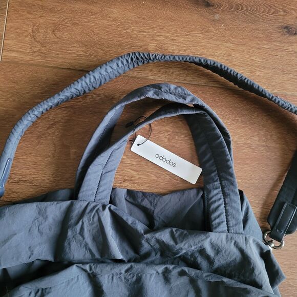 Hobo Slouch Bag + 2 Straps Tote Navy Diaper Shoulder Purse ODODOS 19L 2.0 Multi - Picture 9 of 16